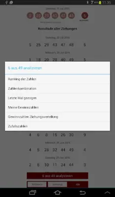 Lotto 6 aus 49 android App screenshot 14