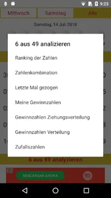 Lotto 6 aus 49 android App screenshot 22